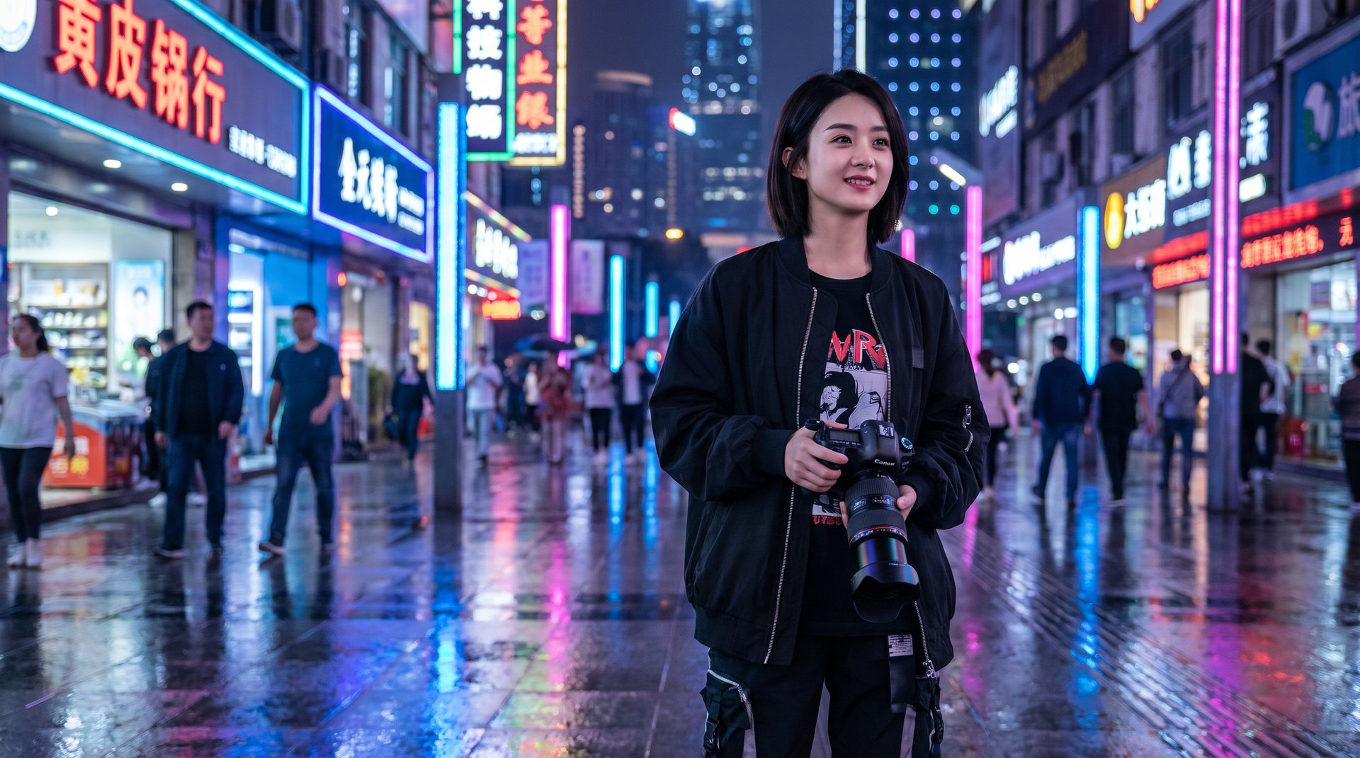 茄子视频城市夜景短视频